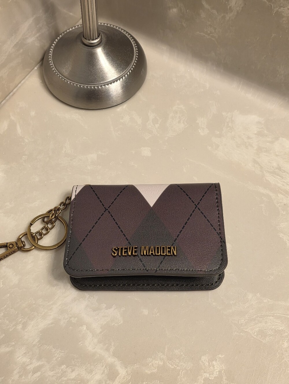 Steve Madden Mini Wallet with Keychain - Picture 8 of 8